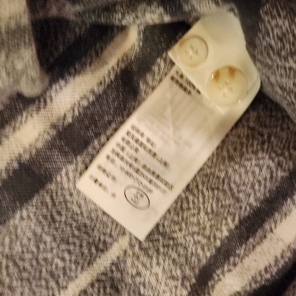 Abercrombie & Fitch 90's Oversized ShirtFlannel Long Sleeve Plaid Button Down - Picture 7 of 9